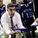 Skyline's assistant coach, Jay Shunnar, frantically discusses a play during the Huron vs Skyline boys basketball game at Huron High School in Ann Arbor on Friday, Jan. 27, 2012. Chris Asadian | AnnArbor.com